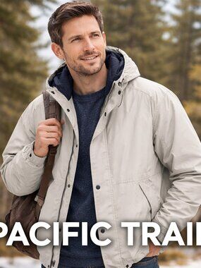 PACIFIC TRAIL Men's Weatherproof Tan Jacket Coat, Size XL